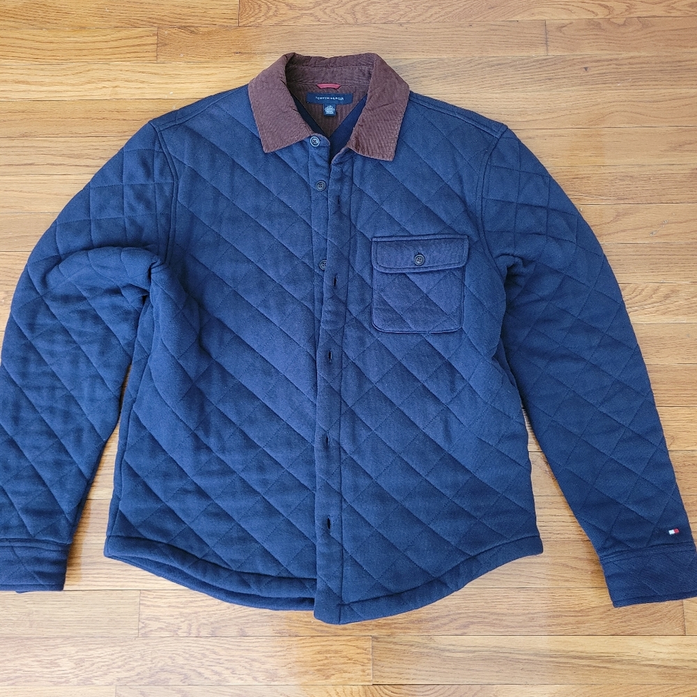 Tommy Hilfiger Quilted Button Up Jacket